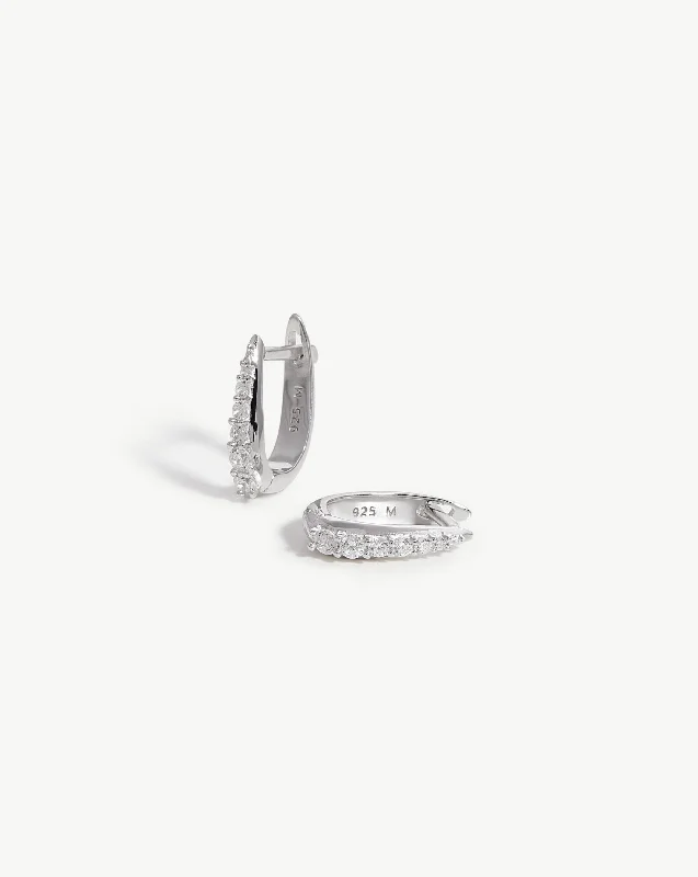 Flash Sale On Stunning Jewelry – Don't Miss Out Claw Huggies | Sterling Silver/Pavé