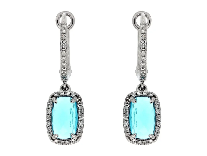 Exclusive Gemstone Jewelry Markdowns – Shop Now Cushion Cut Blue Topaz and Diamond Halo Drop Earrings Exclusive Gemstone Jewelry Markdowns – Shop Now Cushion Cut Blue Topaz and Diamond Halo Drop Earrings