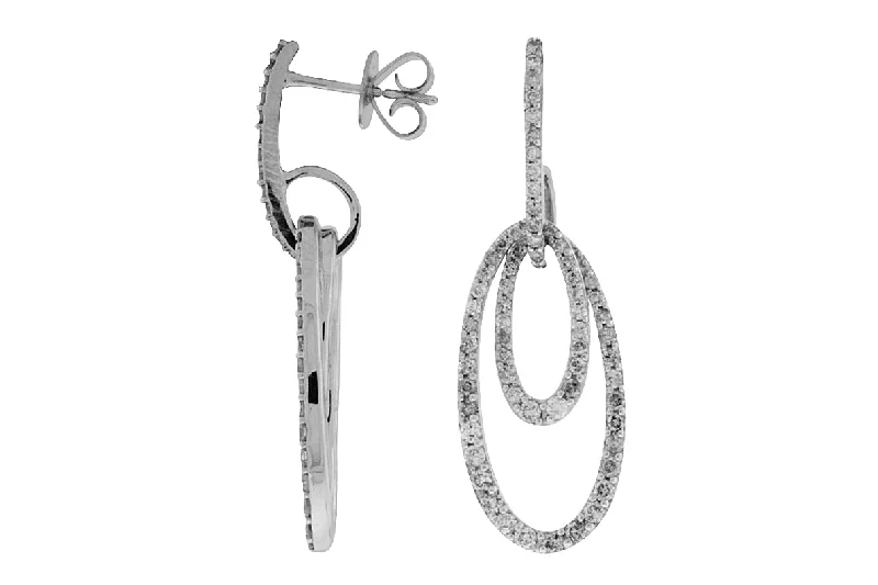 Seasonal Jewelry Deals – Elevate Your Style Diamond Double Oval Design Dangle Earrings Seasonal Jewelry Deals – Elevate Your Style Diamond Double Oval Design Dangle Earrings