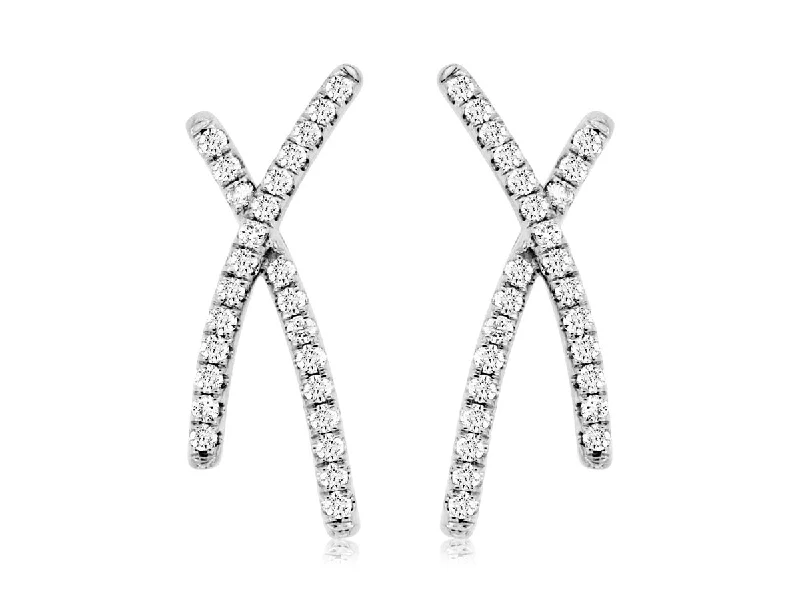 Unmissable Jewelry Sale – Shop Before It's Too Late Diamond X Design Earrings
