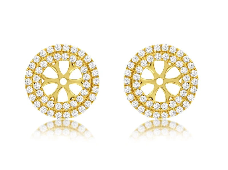 Personalized Jewelry Sale – Meaningful Gifts At Great Prices Double Diamond Halo Design Earring Jackets