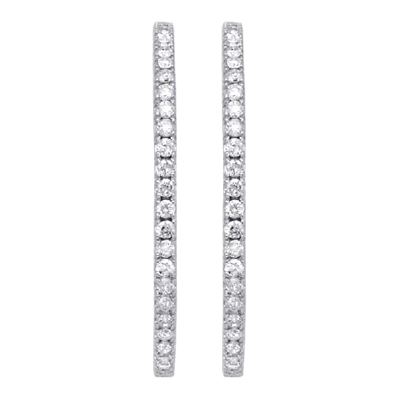 Shine Without Limits – Jewelry Sale Happening Now Diamond Hoop Earrings