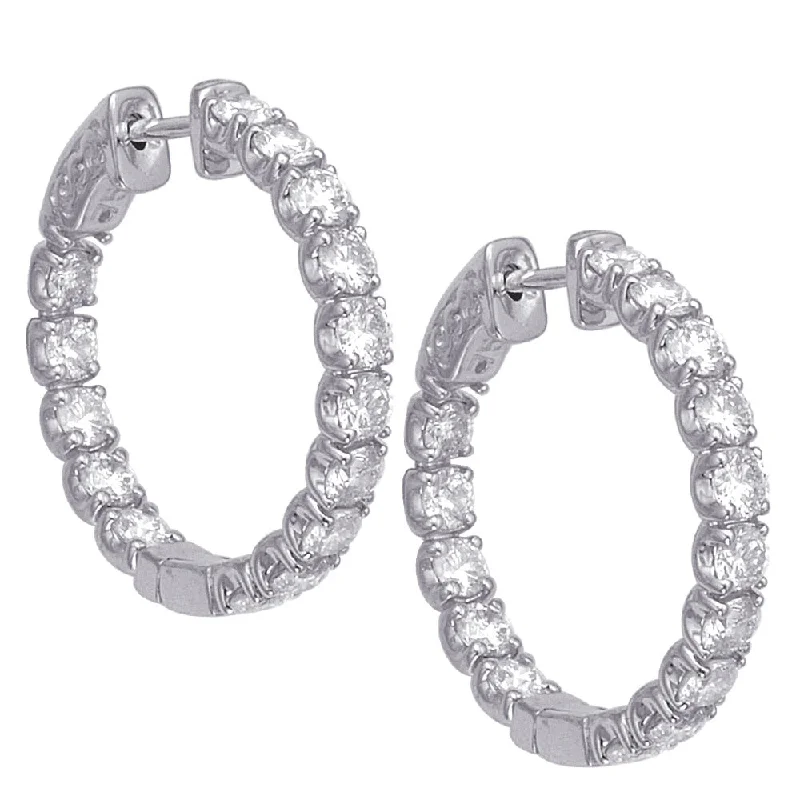 Versatile Layering Jewelry For Effortless Chic Diamond Hoop Earrings
