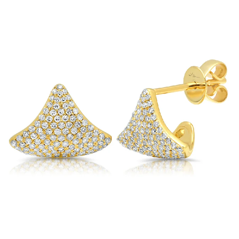 Limited Stock On Premium Jewelry At Low Prices Diamond Huggie Earrings