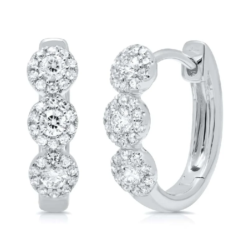 Luxury Jewelry Now At Special Promotional Rates Diamond Huggie Earrings