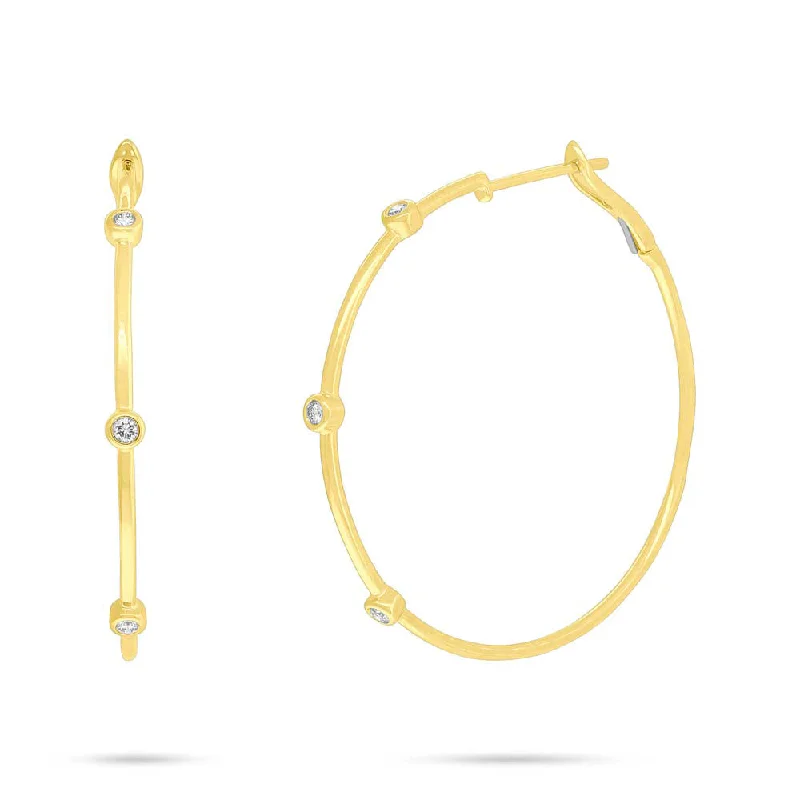 Premium Diamond Jewelry For Unforgettable Moments Diamond Hoop Earrings