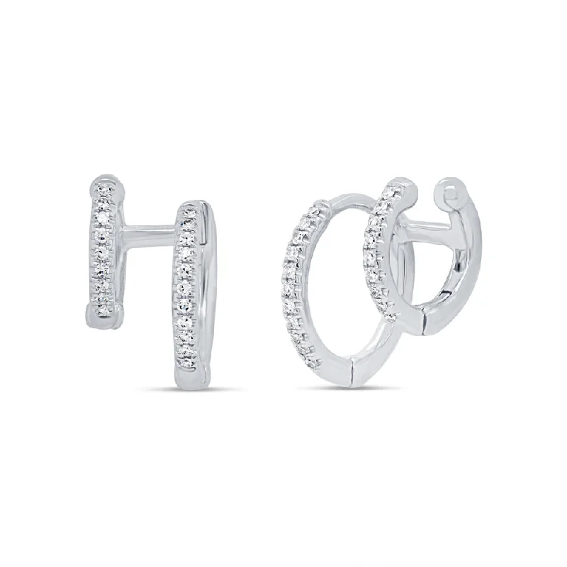 Unique Jewelry Designs Now At Discounted Rates Diamond Huggie Earrings