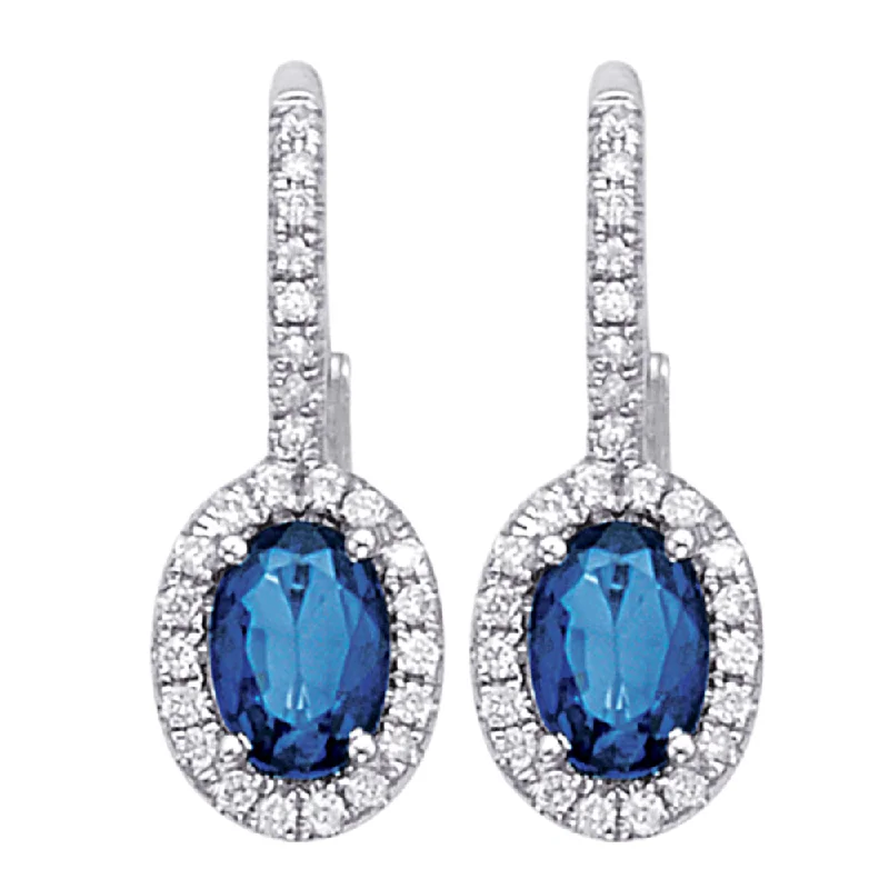 Breathtaking Jewelry At Limited-Time Savings Sapphire and Diamond Drop Earrings