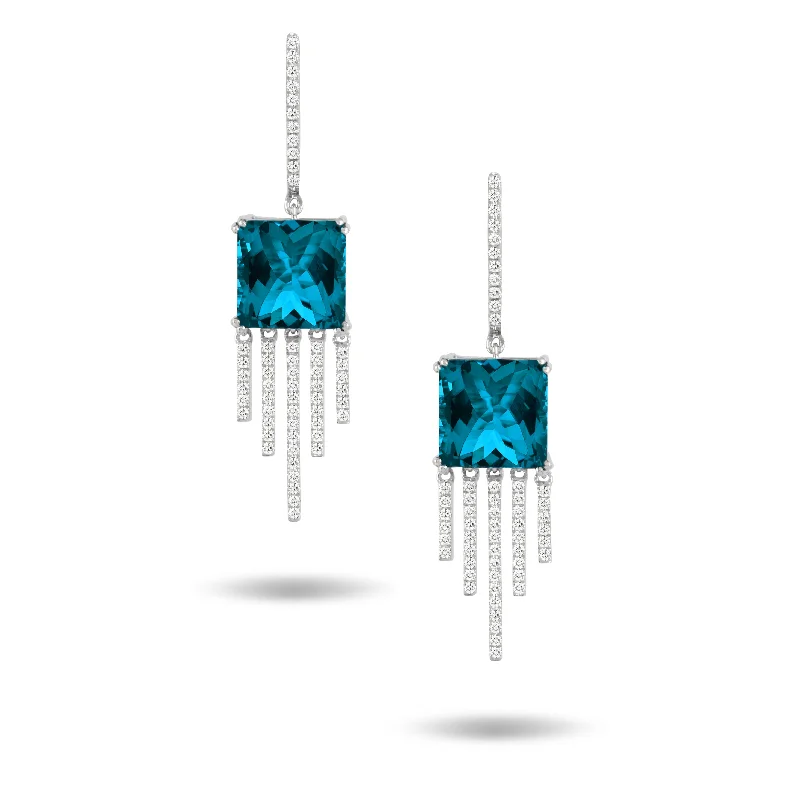 Dainty And Elegant Jewelry Now At Reduced Prices London Blue Topaz and Diamond Earrings Dainty And Elegant Jewelry Now At Reduced Prices London Blue Topaz and Diamond Earrings