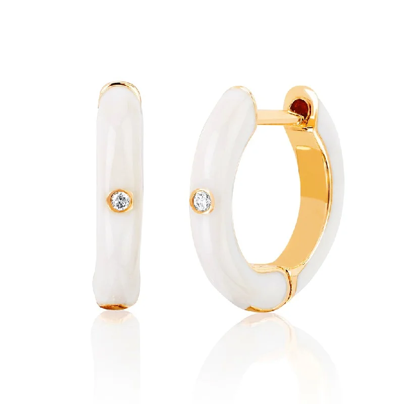 Discover Unique Jewelry With Special Limited-Time Offers Diamond Enamel Earrings