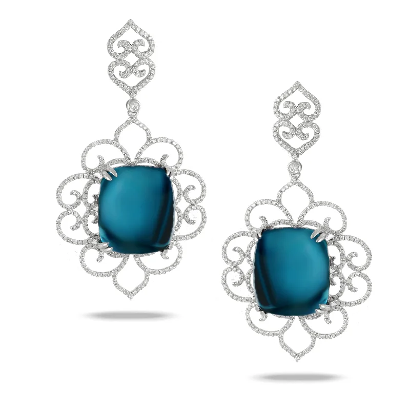 Shine In Style – Shop Jewelry Discounts Today London Blue Topaz and Diamond Earrings Shine In Style – Shop Jewelry Discounts Today London Blue Topaz and Diamond Earrings