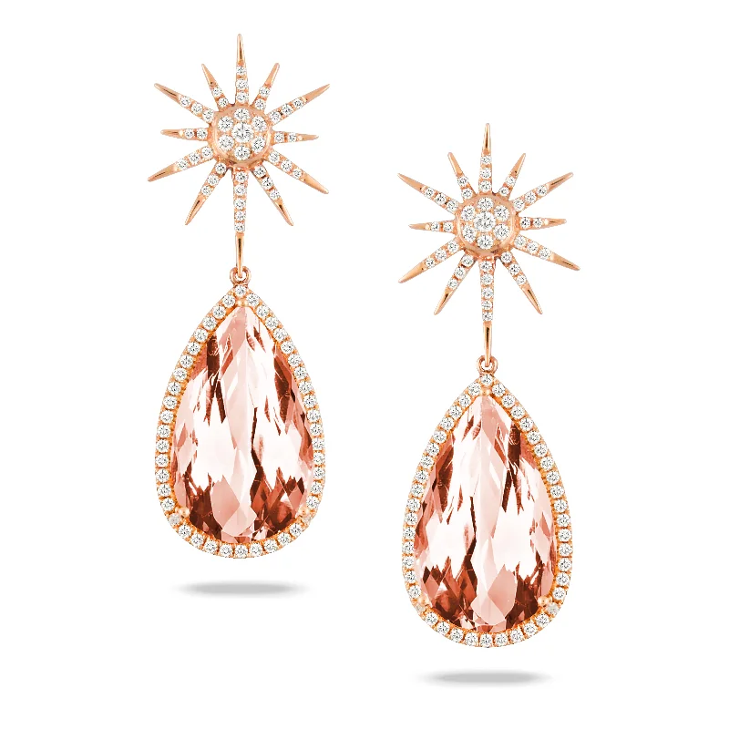 Exclusive Jewelry Bundles At Discounted Rates Morganite and Diamond Earrings