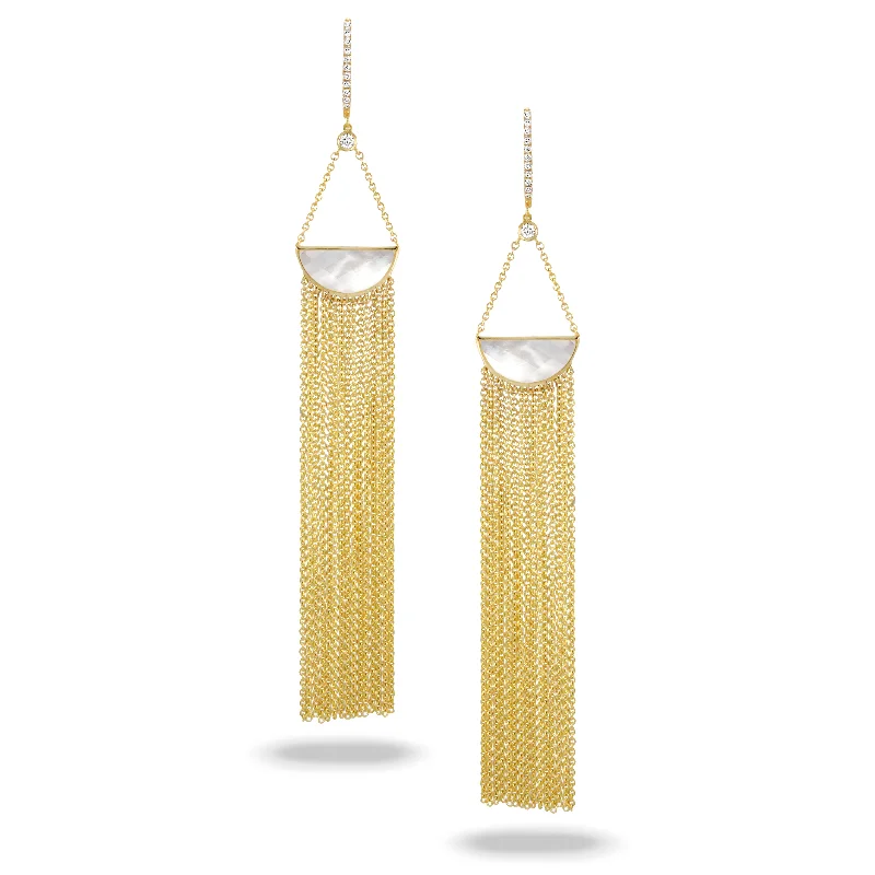 Bestselling Jewelry At Special Promotional Rates Mother of Pearl and Diamond Earrings Bestselling Jewelry At Special Promotional Rates Mother of Pearl and Diamond Earrings