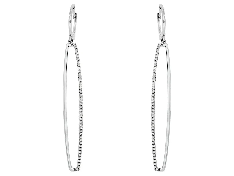 The Biggest Jewelry Sale Of The Year Is Here Elongated Diamond Crossover Dangle Earrings The Biggest Jewelry Sale Of The Year Is Here Elongated Diamond Crossover Dangle Earrings