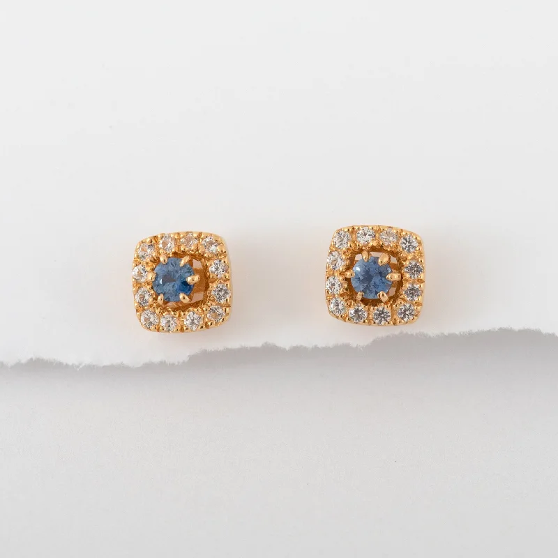 Get The Sparkle You Love At Prices You Adore Esther Sapphire and Zircon Earrings
