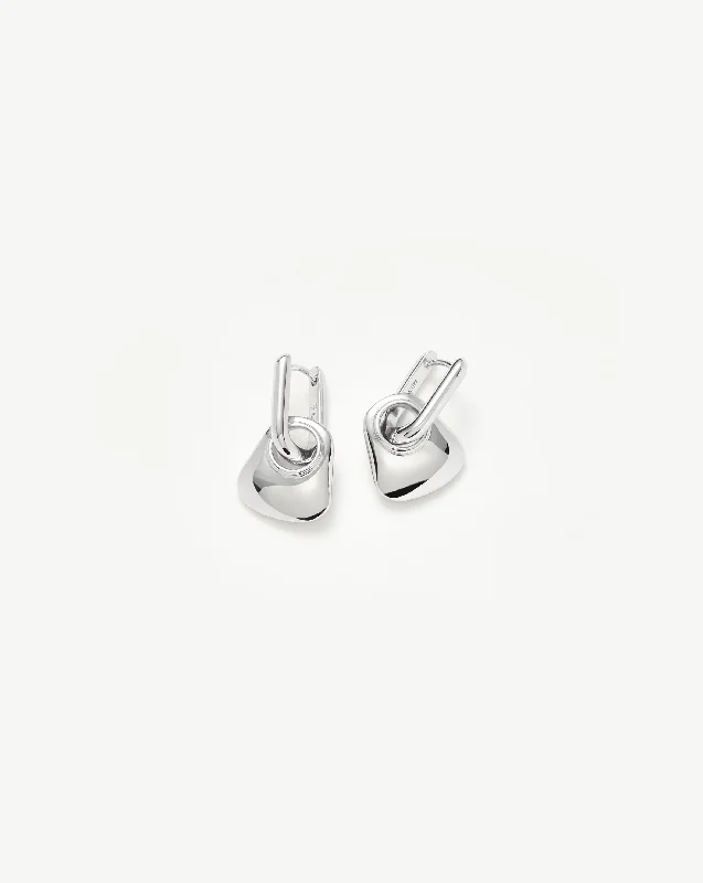 Unmissable Discounts On Timeless Jewelry Pieces Hera Mini Charm Hoop Earrings | Silver Plated Unmissable Discounts On Timeless Jewelry Pieces Hera Mini Charm Hoop Earrings | Silver Plated