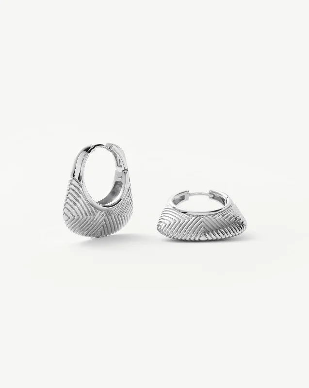 Elegant Rose Gold Jewelry For A Stylish Touch Hera Ridge Hoop Earrings