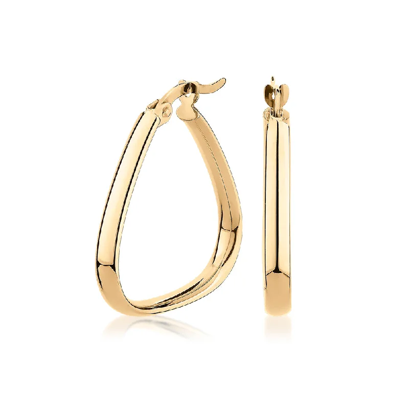 Limited-Stock Jewelry Sale – Shop Before It's Gone Hoop earrings in 10 carat yellow gold Limited-Stock Jewelry Sale – Shop Before It's Gone Hoop earrings in 10 carat yellow gold