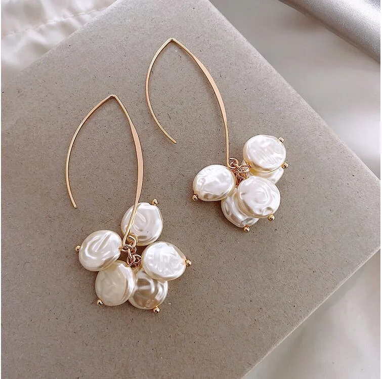 Buy More, Save More On Stunning Jewelry Pieces Hoop-multiple-white-pearls-earrings-jlt11104 Buy More, Save More On Stunning Jewelry Pieces Hoop-multiple-white-pearls-earrings-jlt11104