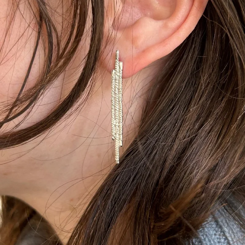 Exclusive Jewelry Offers – Shine For Less Long Ion Conductor Earrings