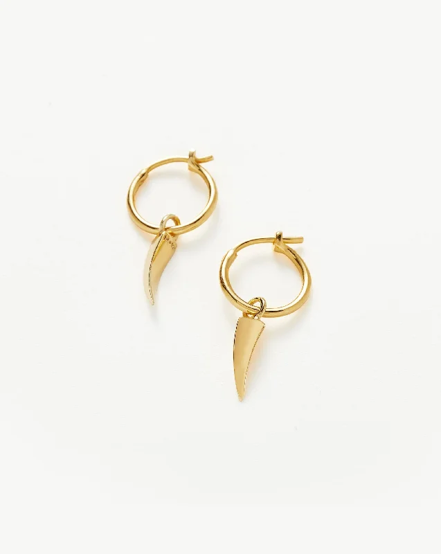 Unmissable Jewelry Clearance – Final Reductions Mini Claw Charm Hoop Earrings