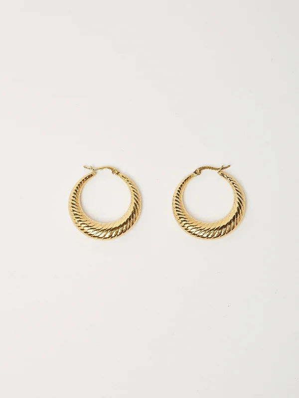 Fine Jewelry, Limited-Time Offers Available Small Spiral Hoops