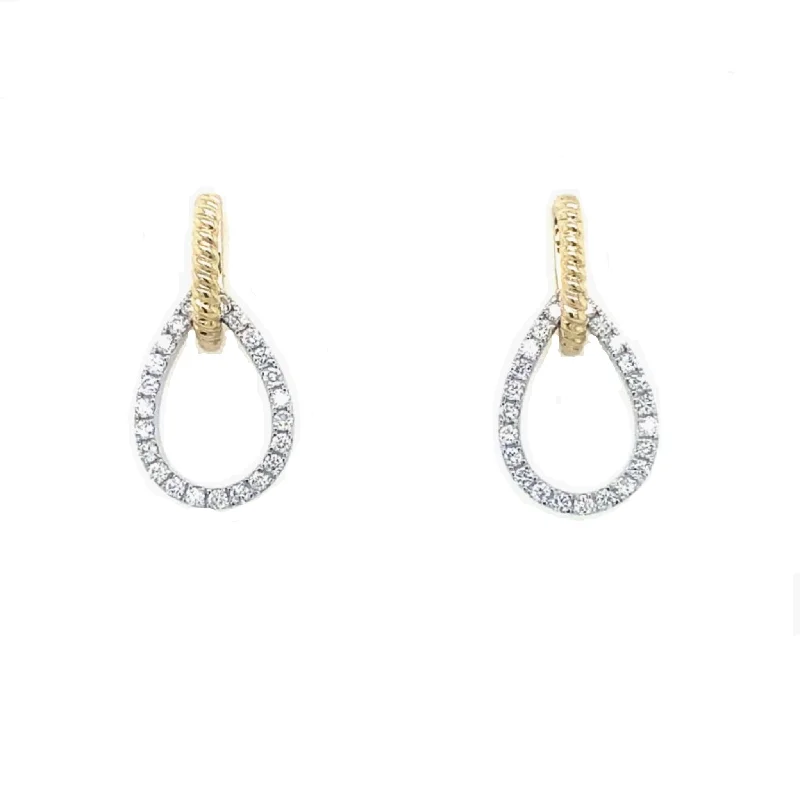 Shop Fine Jewelry With Exclusive Savings Open Teardrop Diamond Dangle Earrings