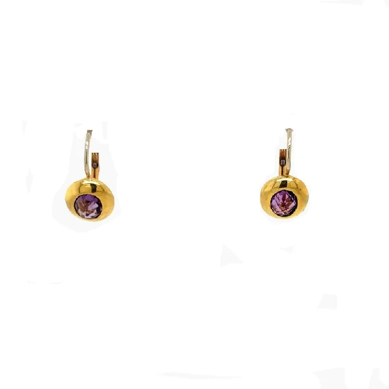 Fashion-Forward Jewelry At Incredible Prices Oval Amethyst Drop Earrings