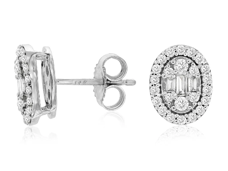 Special Jewelry Deals – Upgrade Your Collection Oval Baguette and Round Diamond Cluster Earrings Special Jewelry Deals – Upgrade Your Collection Oval Baguette and Round Diamond Cluster Earrings