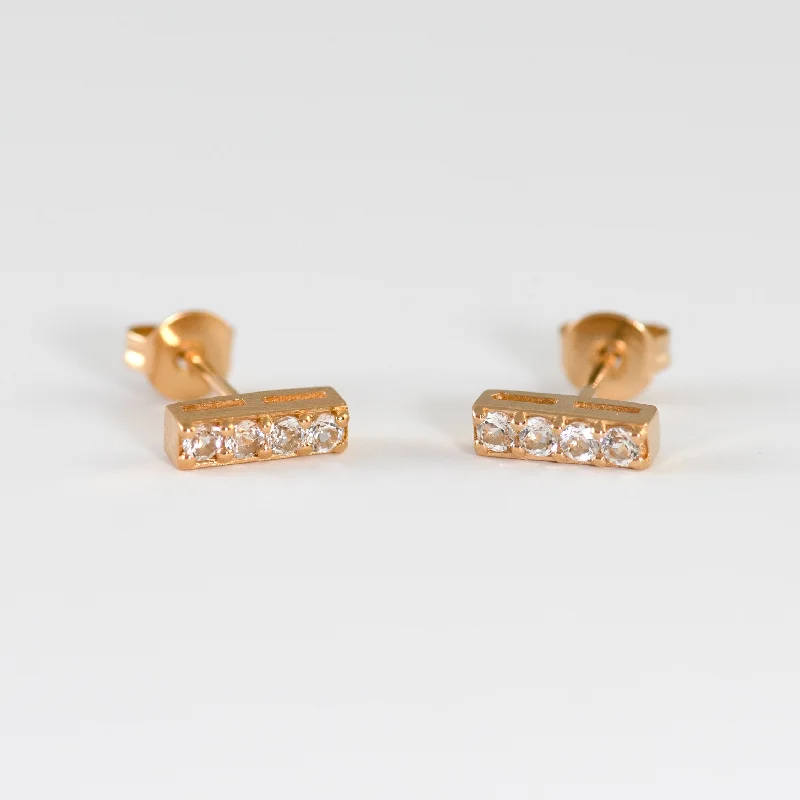 Discounted Jewelry For A Glamorous Look Parker White Topaz Earrings