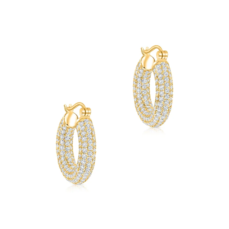 Exclusive Jewelry Sale Event – Shop Now Pavé Chunky Hoops