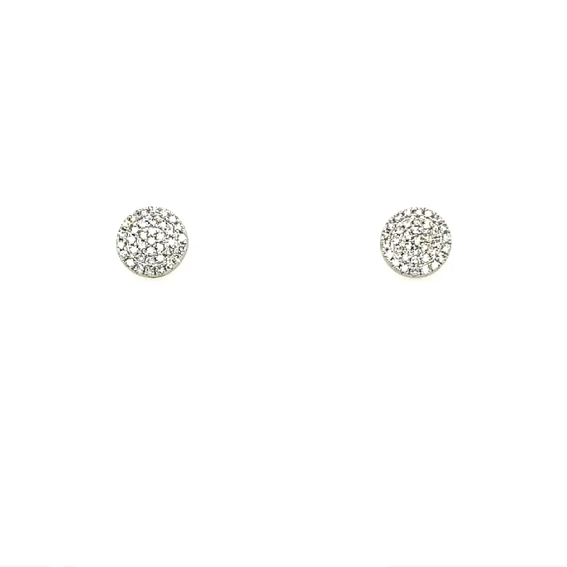 Luxury Jewelry Clearance – Shop Premium Styles Now Pave Diamond Circular Earrings