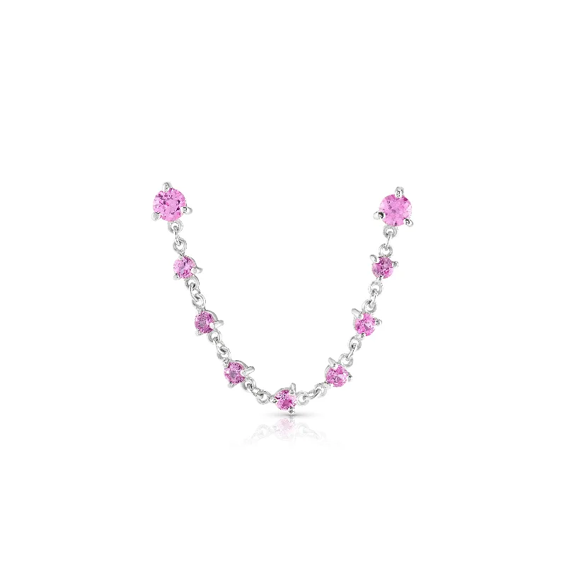 Dazzle With Discounts – Shop Jewelry On Sale Pink Sapphire Sparkler Double Earring Dazzle With Discounts – Shop Jewelry On Sale Pink Sapphire Sparkler Double Earring