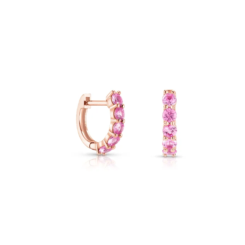 The Perfect Accessory For Less – Jewelry Sale Live Pink Sapphire Sparkler Huggies