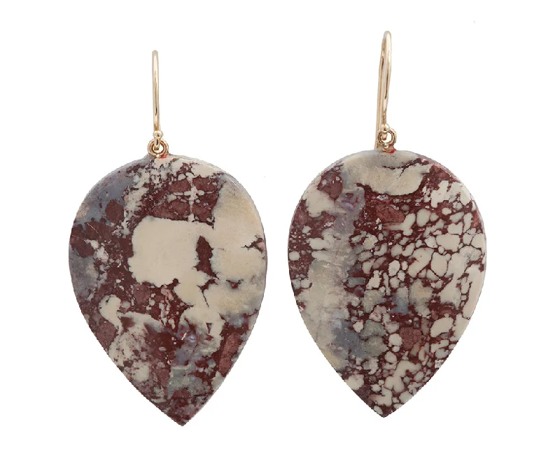 Limited-Time Offer On Premium Jewelry Collections Red Viper Jasper Earring & 14K Yellow Gold Earrings Limited-Time Offer On Premium Jewelry Collections Red Viper Jasper Earring & 14K Yellow Gold Earrings