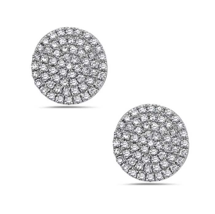Elegant Jewelry Pieces At Unbelievable Prices Round Diamond Disc Earrings