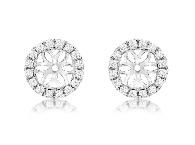 Handcrafted Beauty At Affordable Prices Round Diamond Earring Jackets