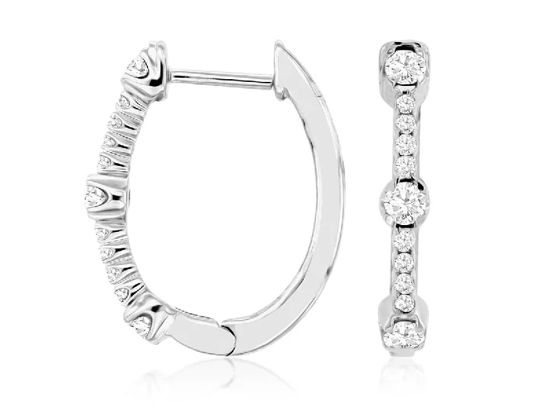 Exclusive Jewelry Bundles At Discounted Rates Round Diamond Hoop Earrings