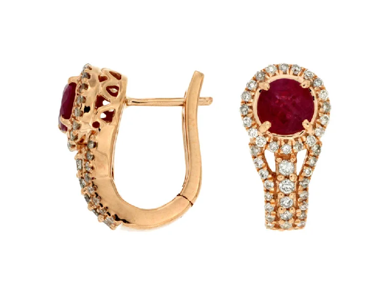Elevate Your Jewelry Collection With Limited-Time Savings Round Ruby and Diamond Halo Huggie Earrings Elevate Your Jewelry Collection With Limited-Time Savings Round Ruby and Diamond Halo Huggie Earrings