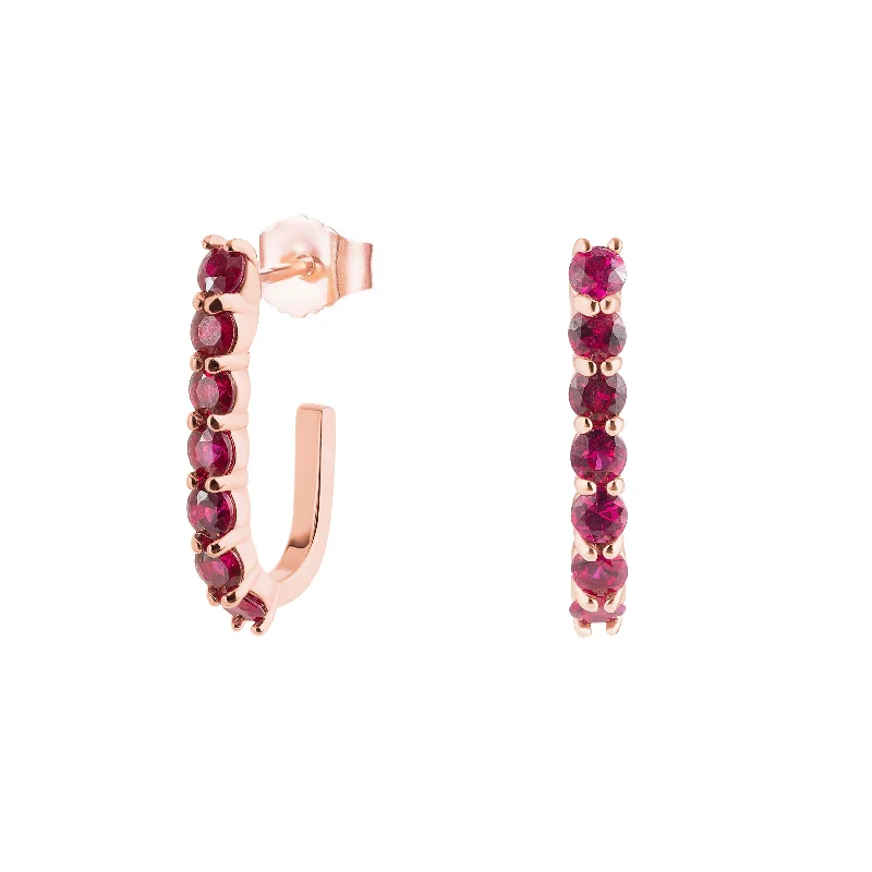 Premium Jewelry At Special Low Prices For A Limited Time Ruby Sparkler Pin Earrings