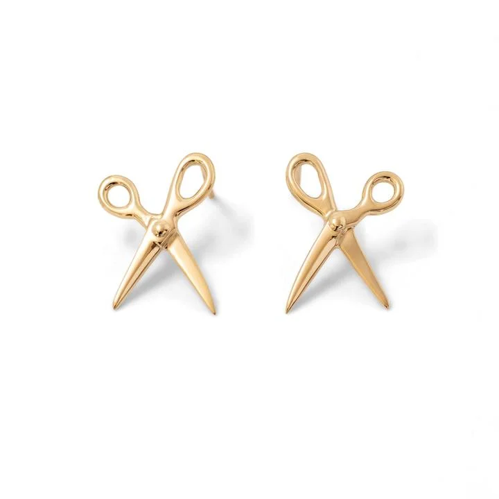 Exclusive Jewelry Discounts – Shop Now For Savings Scissor Earring 14K Yellow Gold