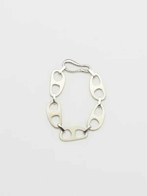Luxury Jewelry Without The Luxury Price Tag Silver Brushed Tab Bracelet