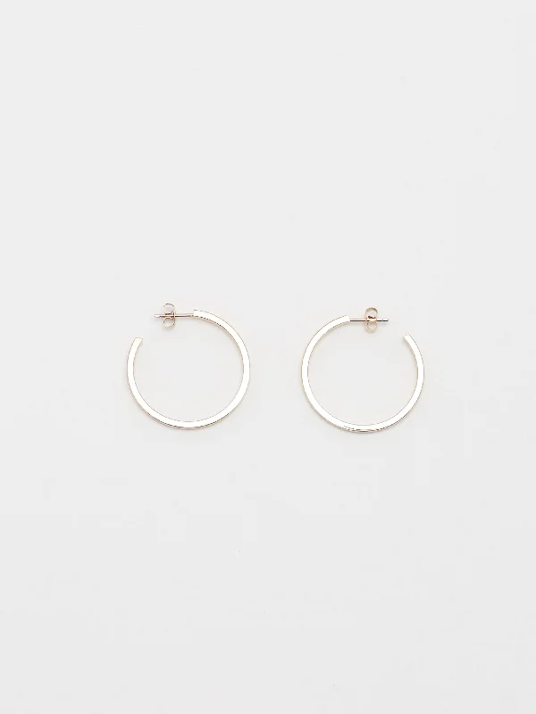 Limited-Stock Jewelry Sale – Once It's Gone, It's Gone Simple Rose Gold Hoops