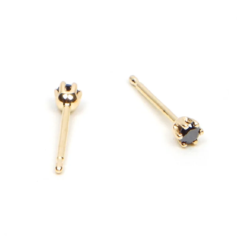Get The Best Deals On Timeless Jewelry Pieces Six Prong Black Diamond Studs