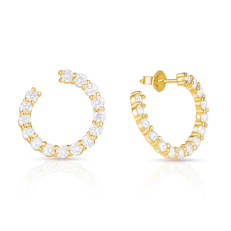 Unique Jewelry Designs Now At Discounted Rates Sparkler Swirl Hoops