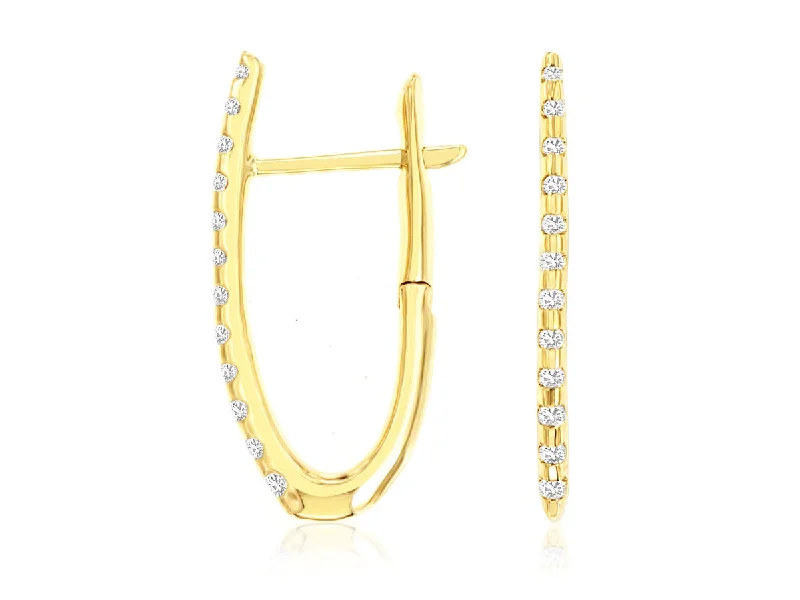 Elegant Necklaces And Bracelets At Limited-Time Offers V Shaped Diamond Hoop Earrings Elegant Necklaces And Bracelets At Limited-Time Offers V Shaped Diamond Hoop Earrings