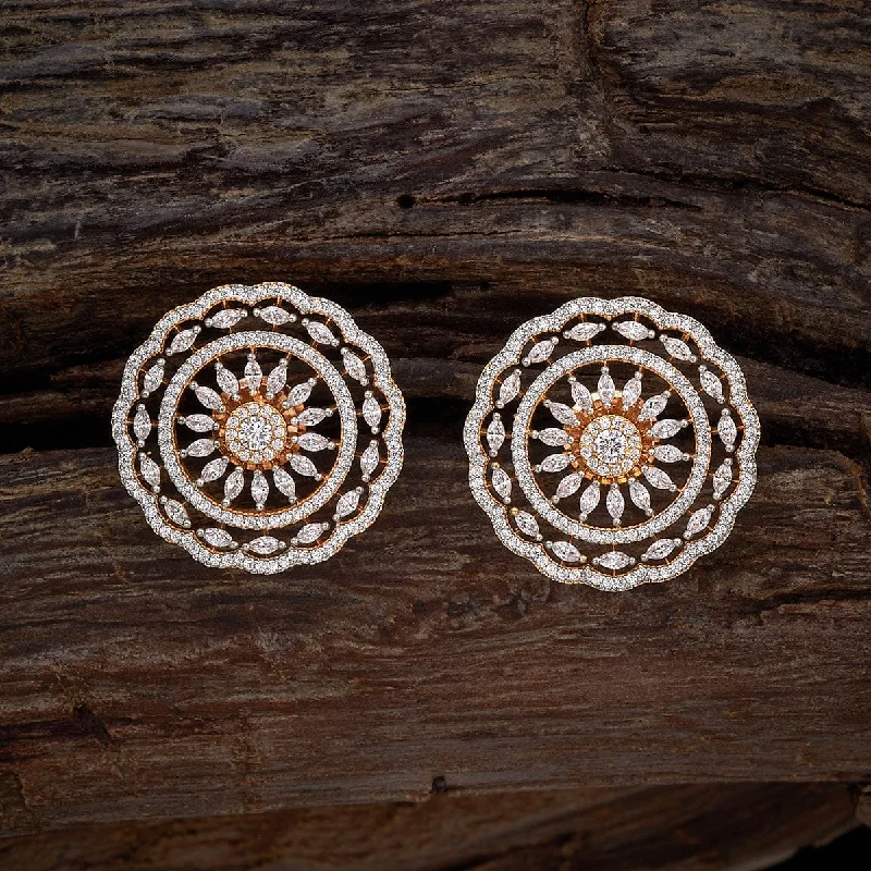 Fashion-Forward Geometric Jewelry For Contemporary Style Zircon Earring 170529