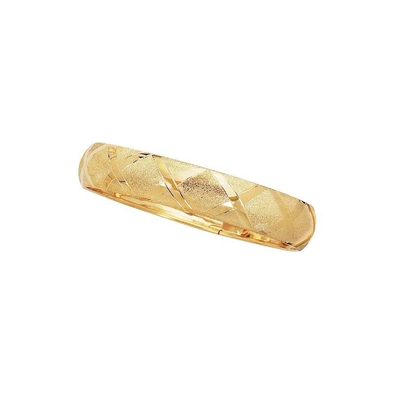 Luxury Jewelry Sale – Elegant Styles At Unbeatable Prices 10K Gold 12mm X Bangle