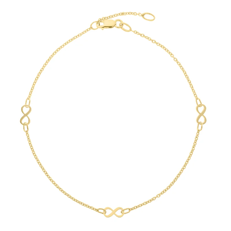 Flash Sale On Elegant Jewelry – Don't Miss Out 10K Infinity Anklet