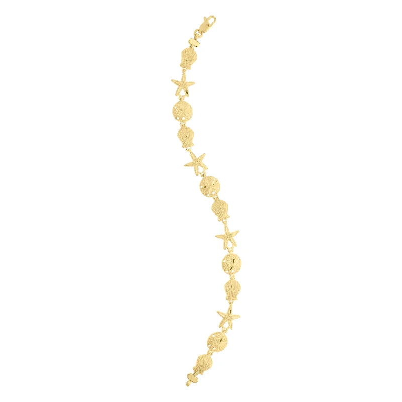 Your Perfect Accessory Now At The Best Price 10K Sea Life Bracelet